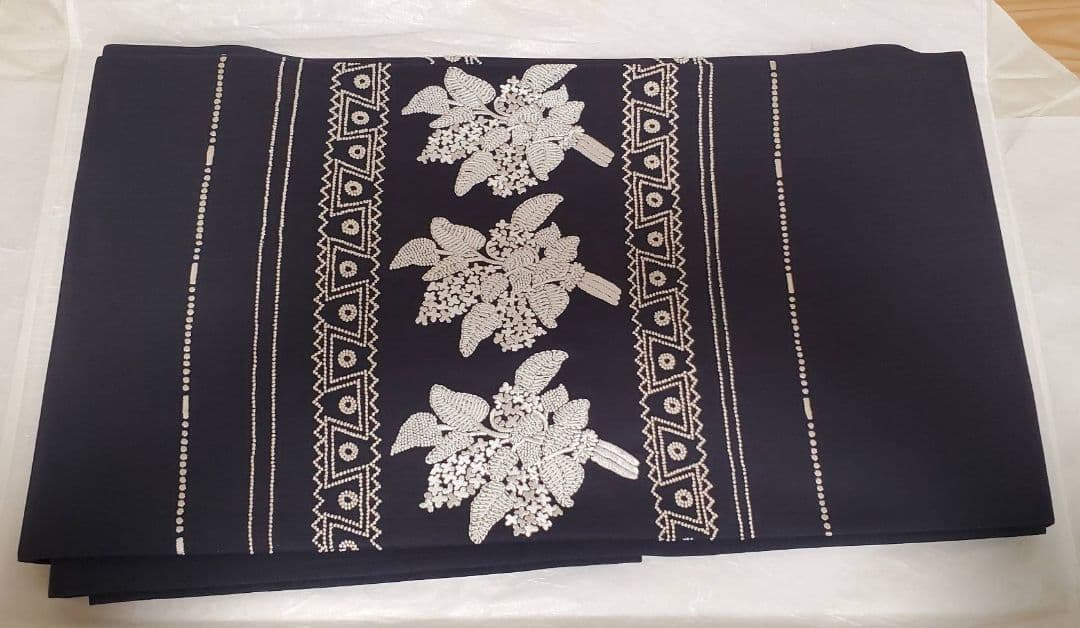 九寸名古屋帯　貴久樹