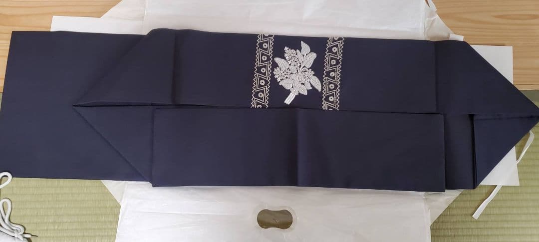 九寸名古屋帯　貴久樹