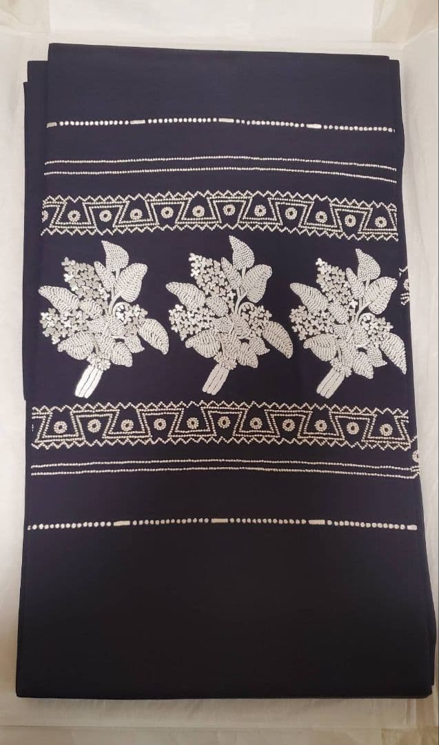 九寸名古屋帯　貴久樹