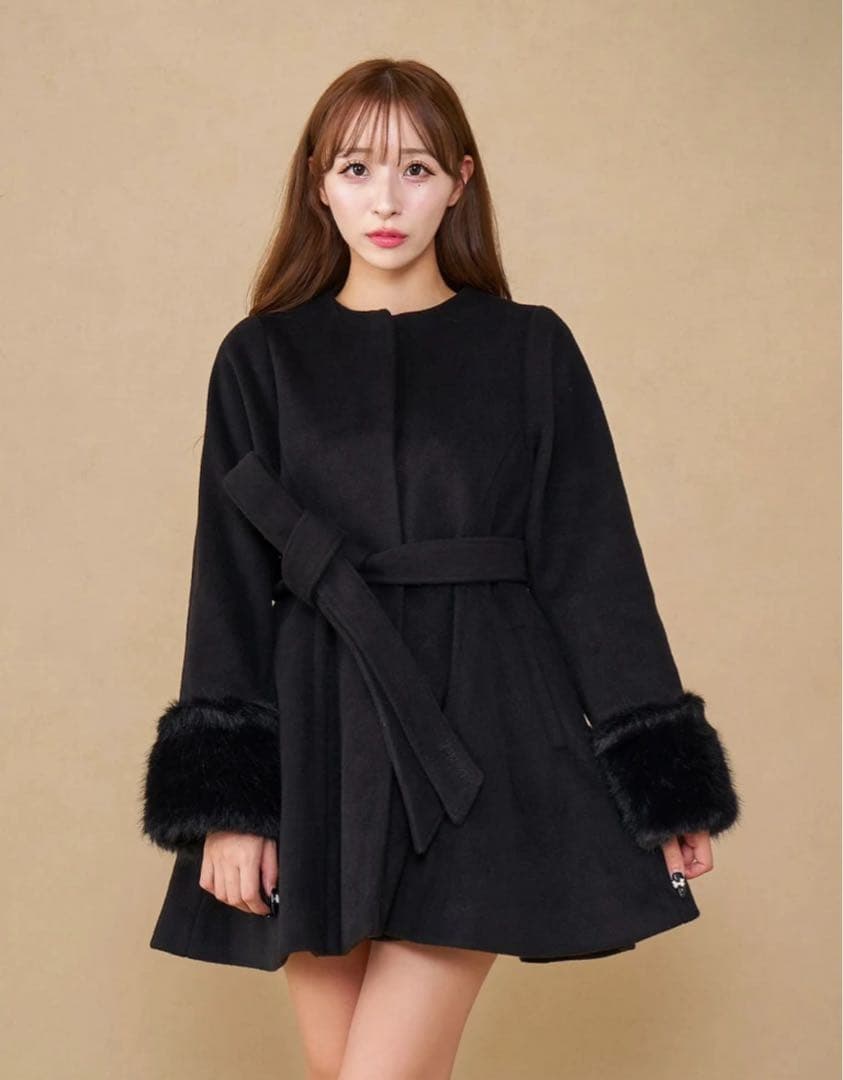 ウエストベルトメルトンコート