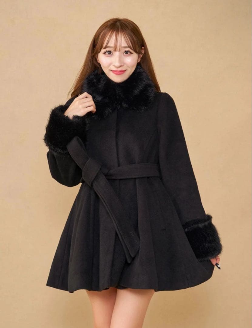 ウエストベルトメルトンコート