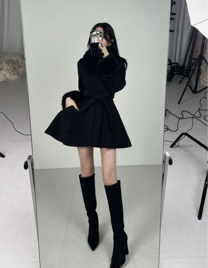 ウエストベルトメルトンコート