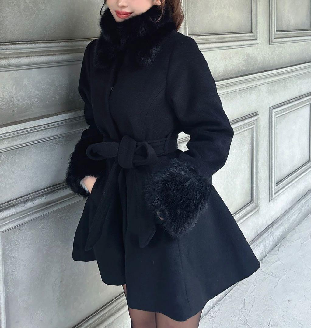 ウエストベルトメルトンコート