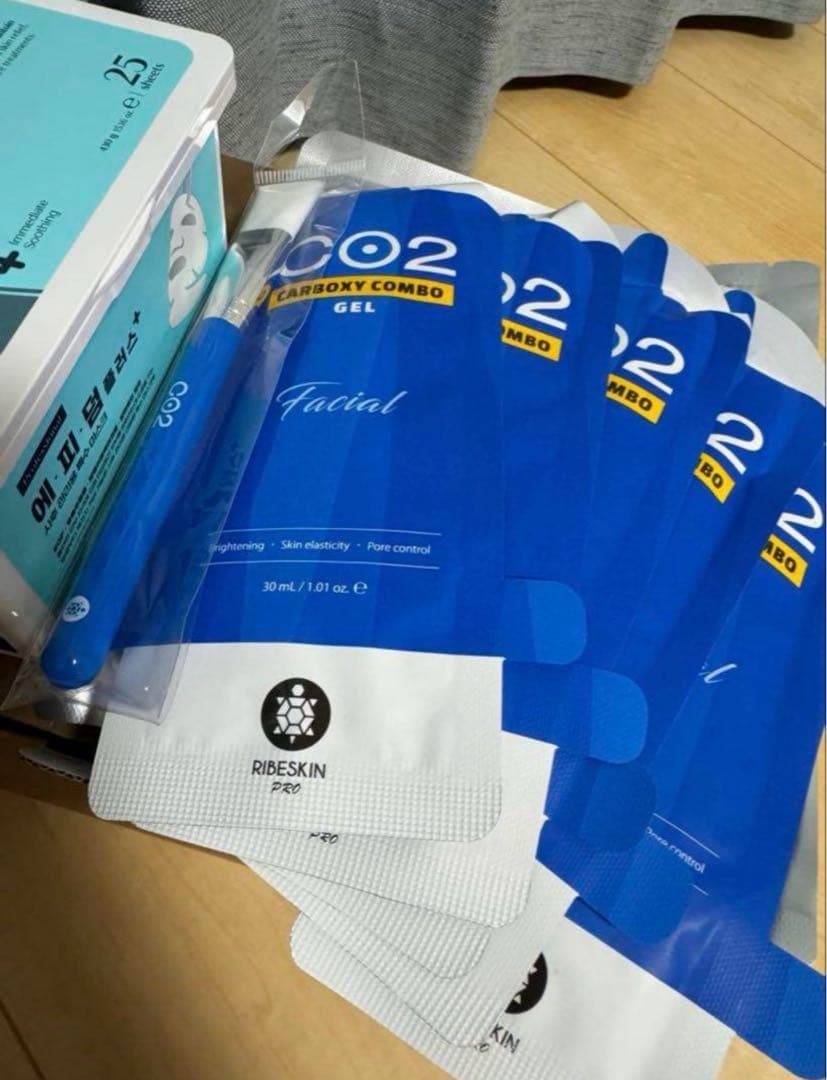 【正規品】カーボキシー炭酸ガスパック　エピダームプラスマスク　セット