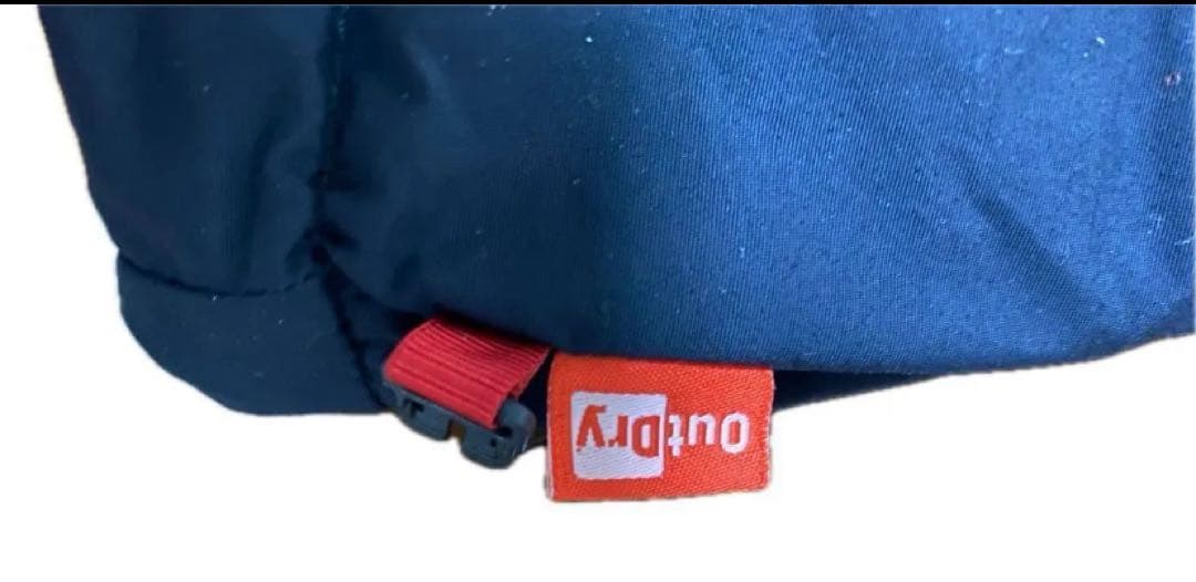 モンベルアルパイングローブインナー付アウトドライ山羊皮 レディースM ネイビー