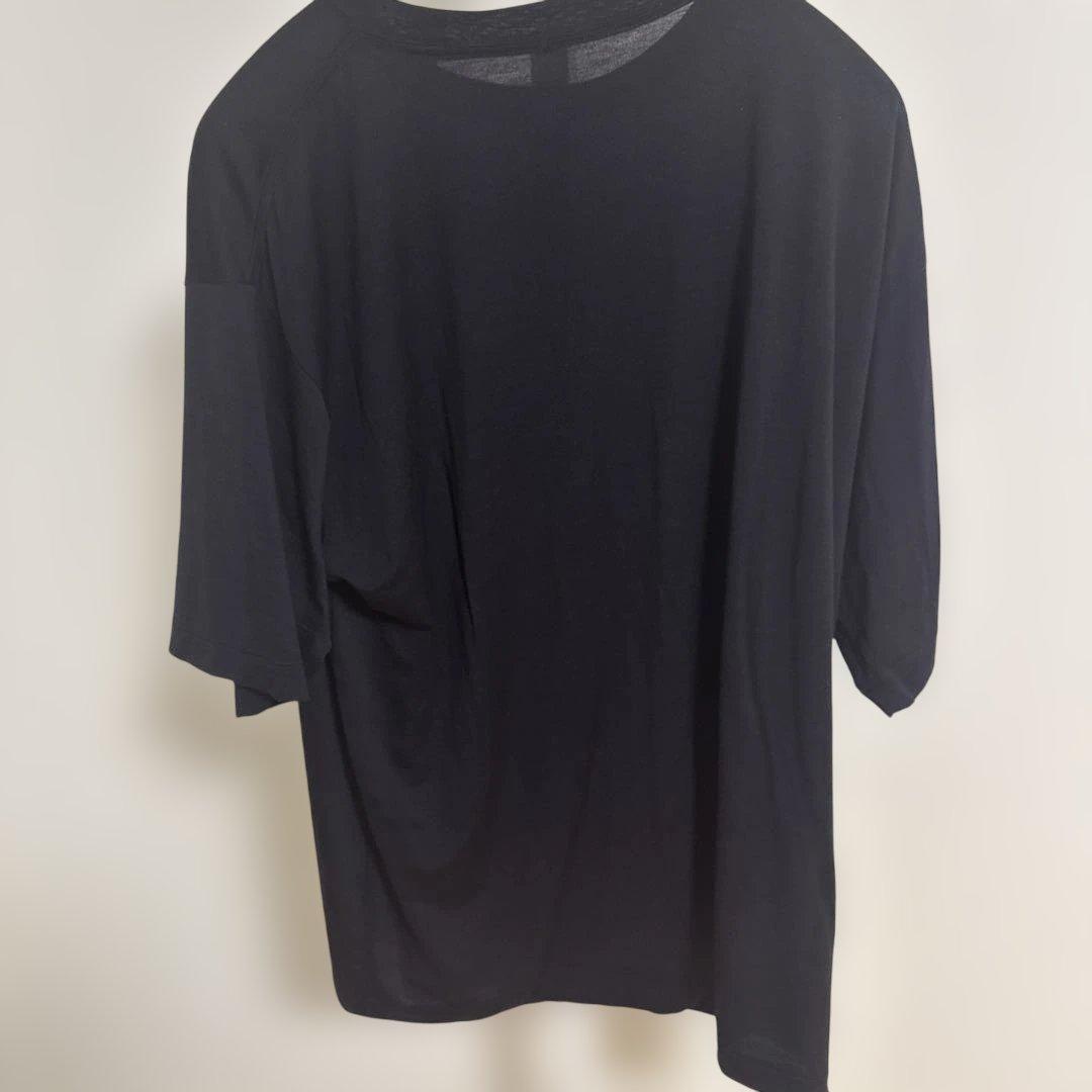 【美品】COMOLI サマーウール天竺 Tシャツ size2 紺 23SS