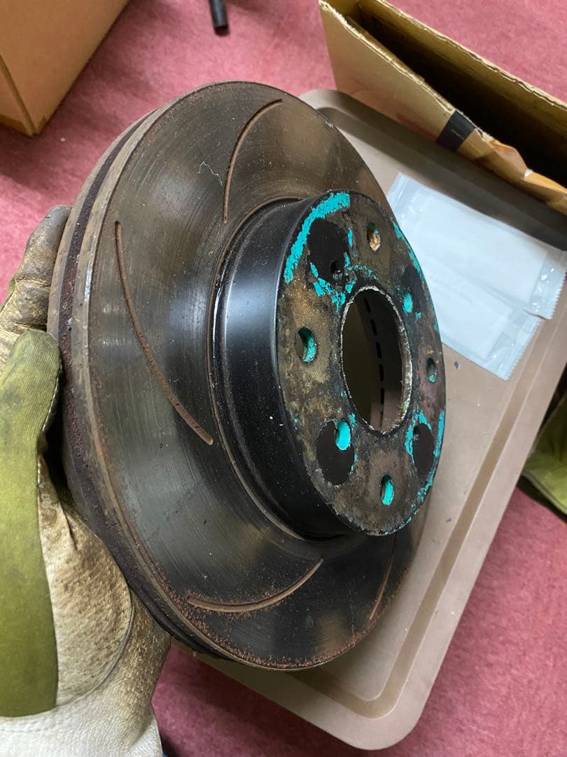 mox DC2 インテグラTypeR 96SP プロμスリットローター左右