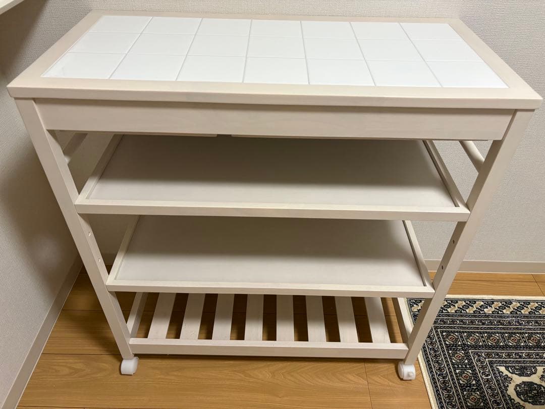 B-COMPANY キッチンワゴン 引き出し付き