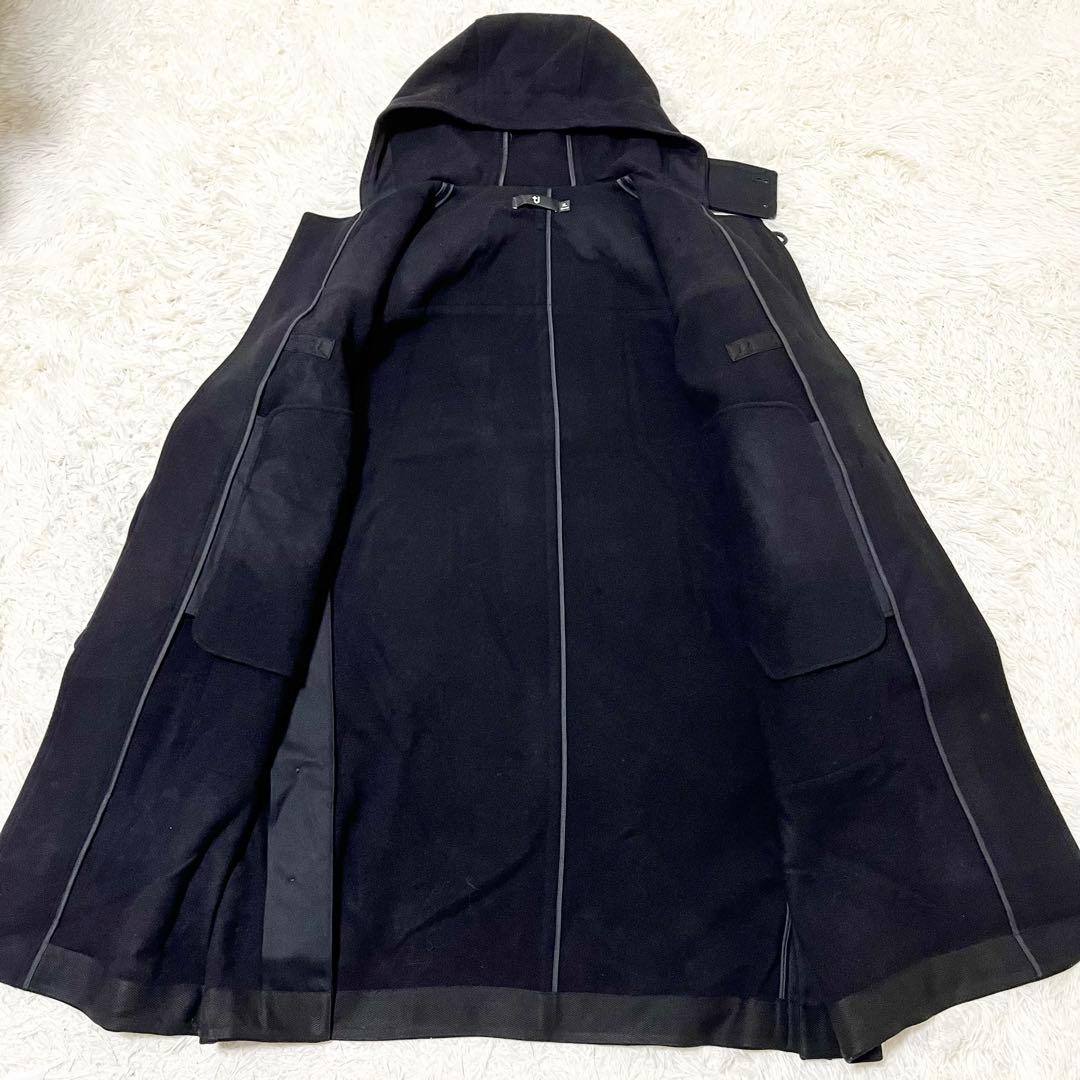 ✨新品タグ付✨ユニクロ+J ウールオーバーサイズダッフルコート ブラック XL