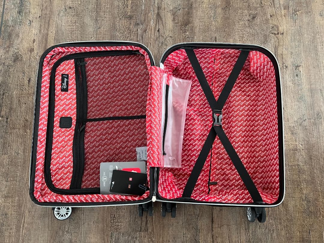 FUL ディズニー ミッキーマウス 21インチ スーツケース シルバー