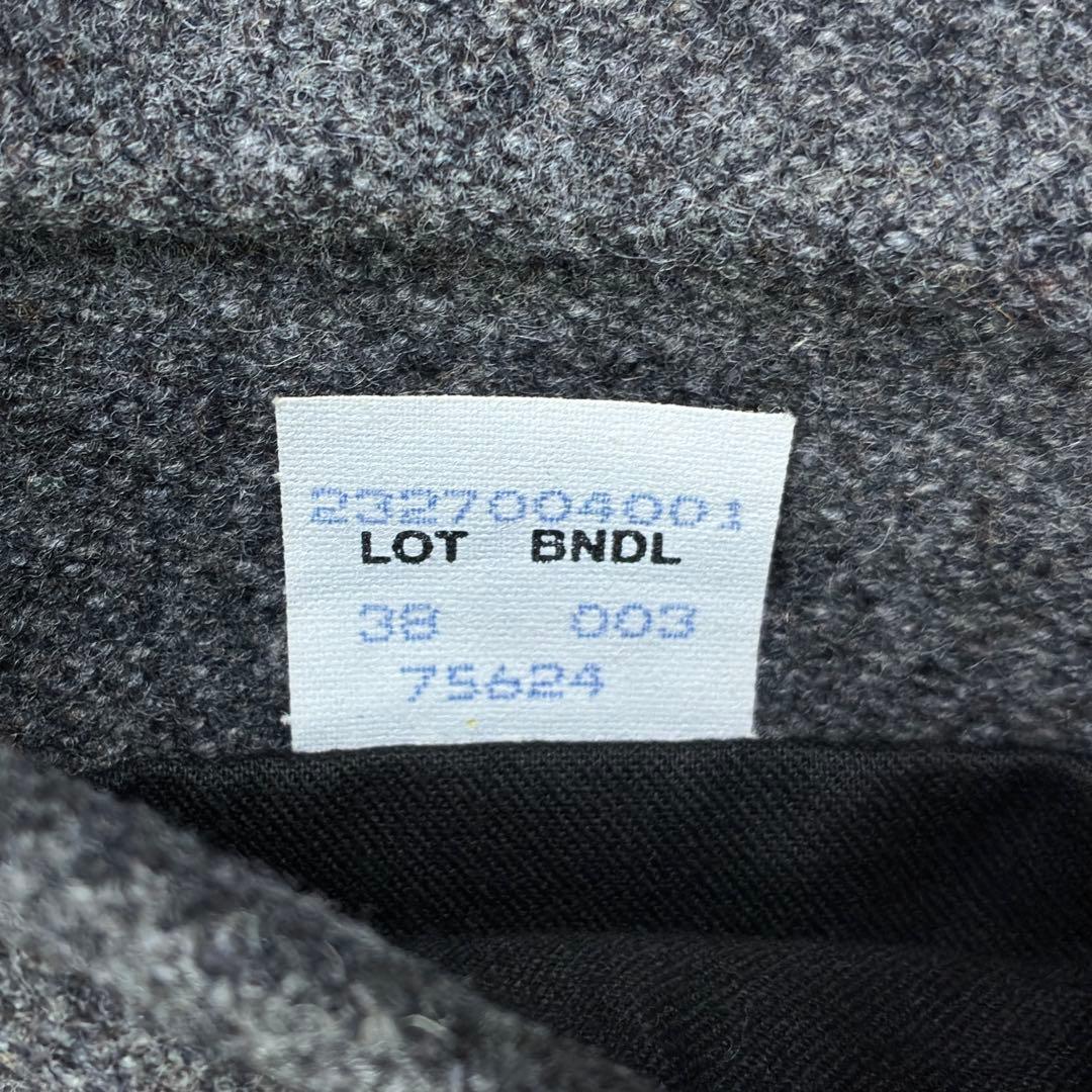 美品　ショット　ピーコート　ウールメルトン　キルティング　38　USA製　グレー