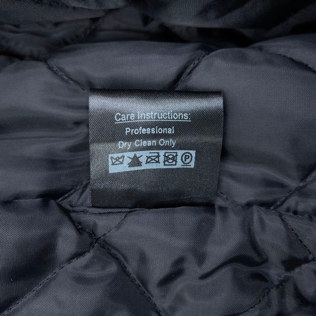 美品　ショット　ピーコート　ウールメルトン　キルティング　38　USA製　グレー