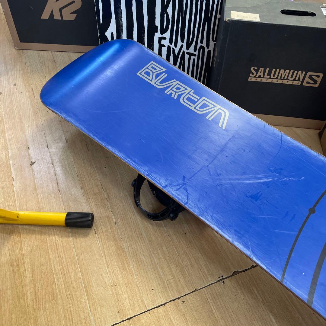 BURTON×K2　希少サイズ　バートン　スノーボードセット　バインディング付