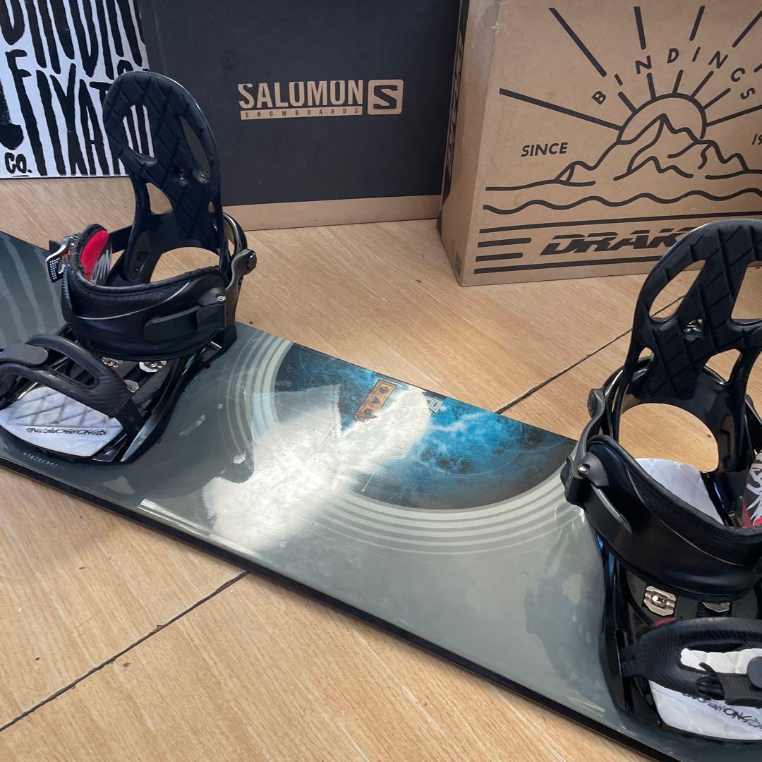 BURTON×K2　希少サイズ　バートン　スノーボードセット　バインディング付