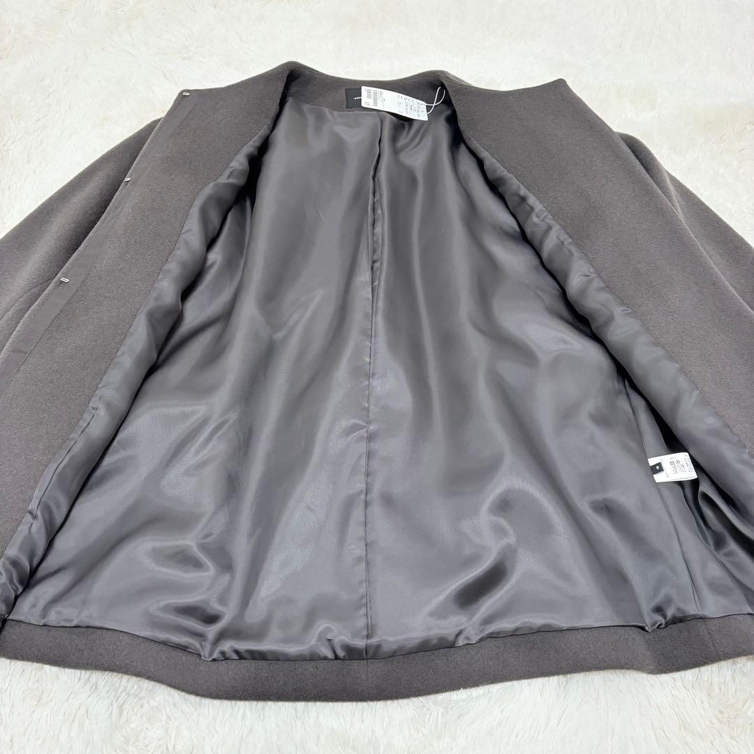 新品タグ付き✨グリーンレーベルリラクシング【WEB限定】ノーカラー ミドルコート
