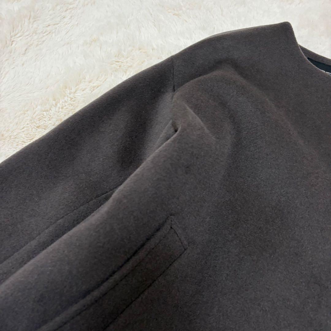 新品タグ付き✨グリーンレーベルリラクシング【WEB限定】ノーカラー ミドルコート