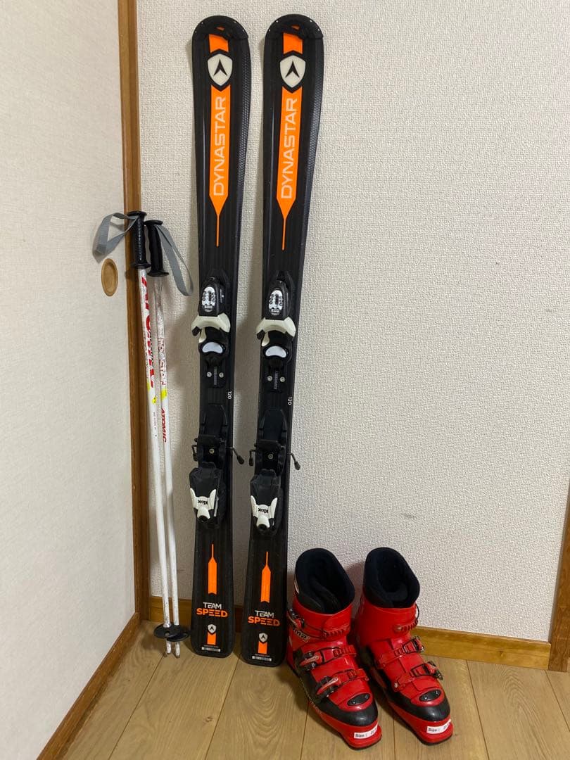 DYNASTAR Team Speed 120cm スキー4 点セット　キッズ