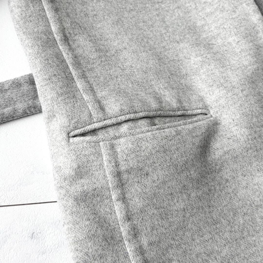 ウィムガゼット　リバーロングコート　ゆったり　ウール　フリーサイズ