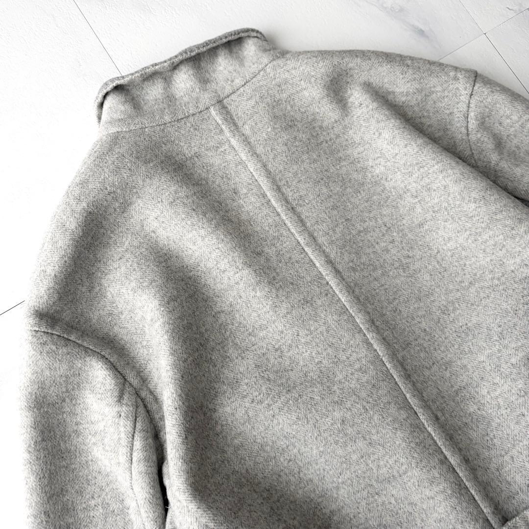 ウィムガゼット　リバーロングコート　ゆったり　ウール　フリーサイズ