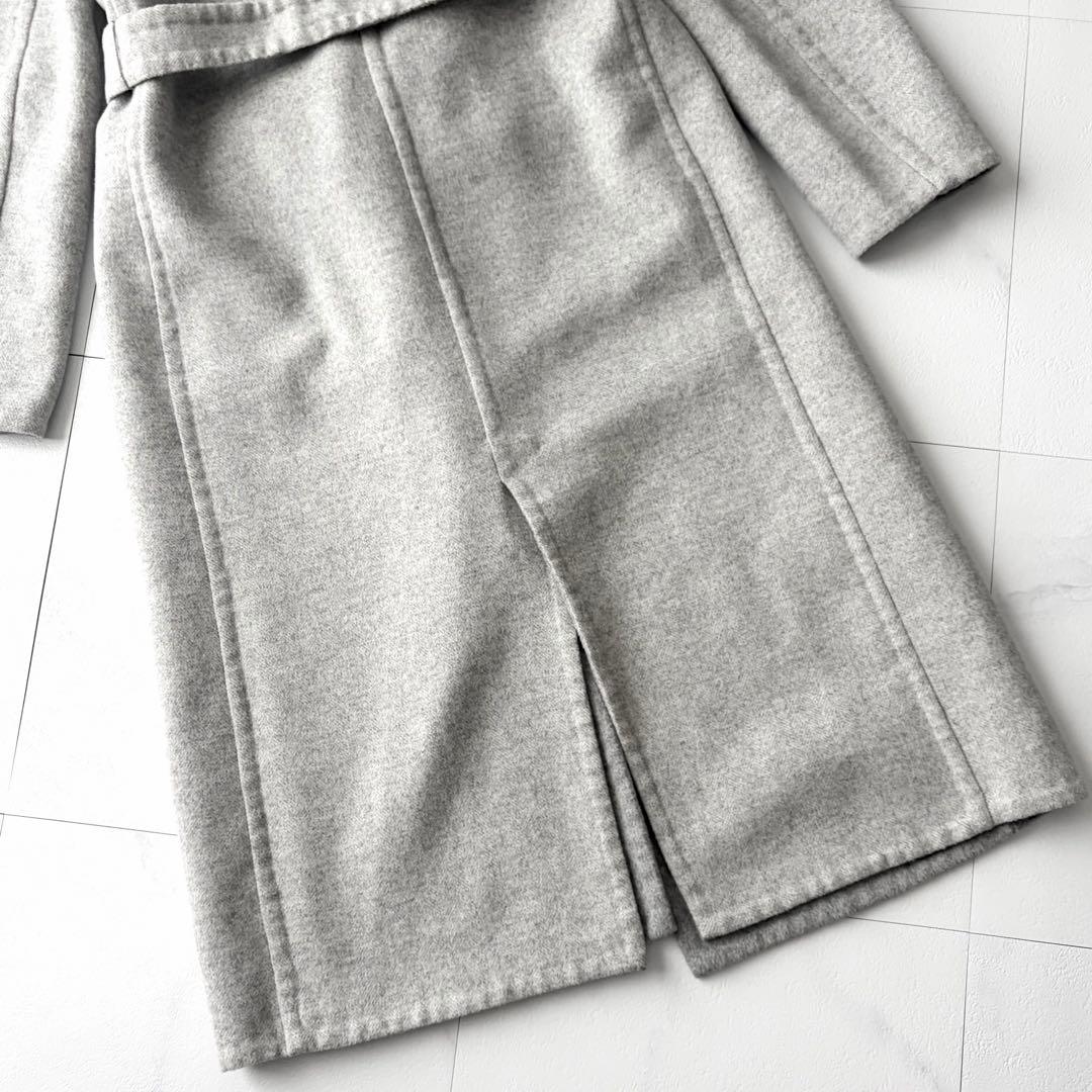 ウィムガゼット　リバーロングコート　ゆったり　ウール　フリーサイズ