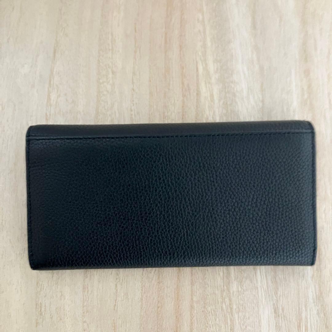 極美品✨agnès b. ✨アニエスベー ✨長財布 ✨黒 ✨フラップ