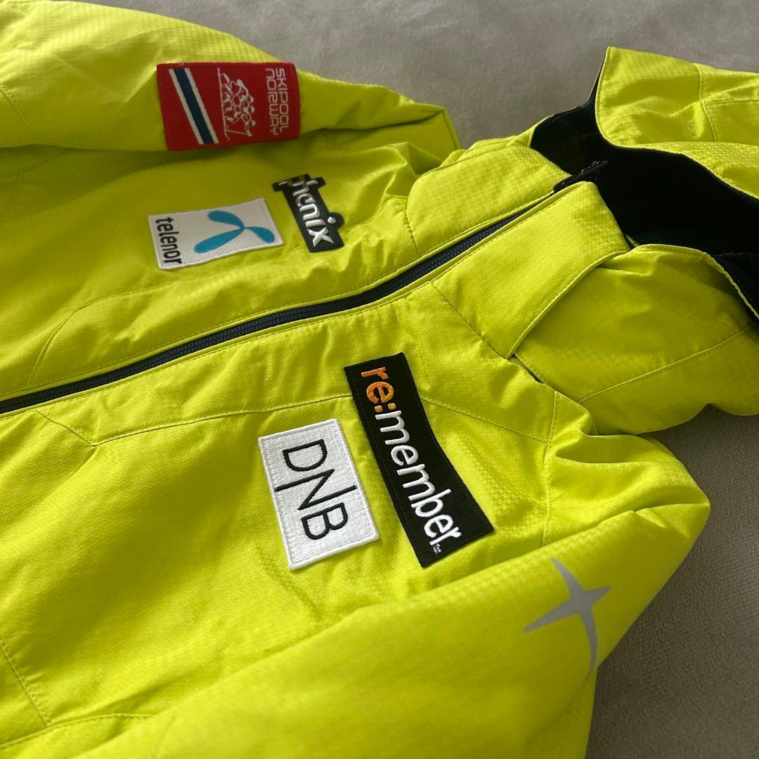 【新品・未使用】phenix スキーウエア上下セット 140cm グローブ付き