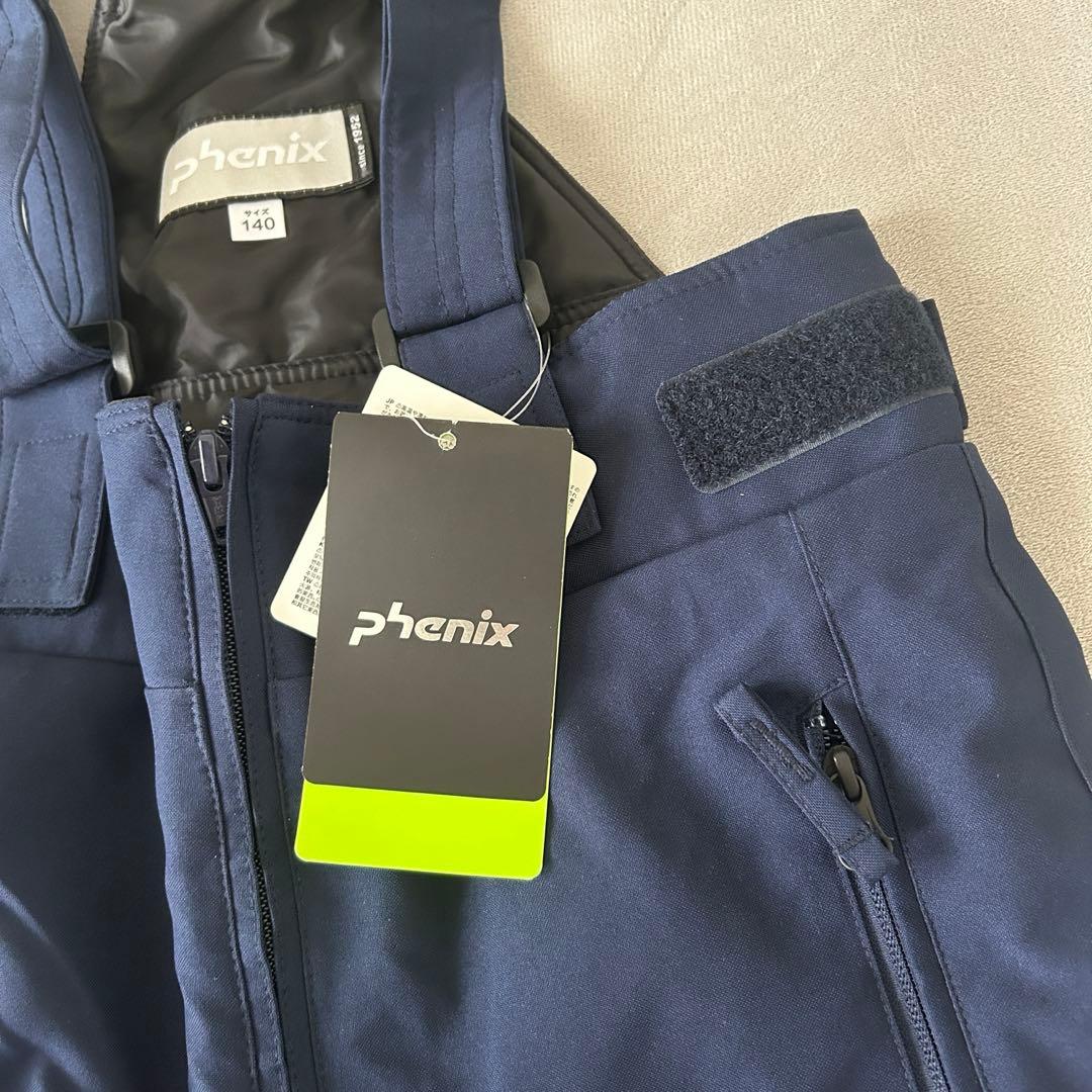 【新品・未使用】phenix スキーウエア上下セット 140cm グローブ付き