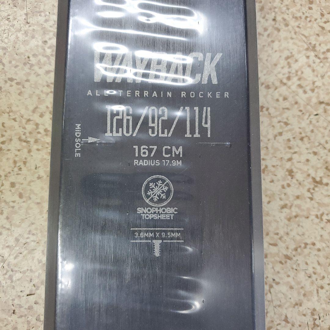 新品未使用 K2 WAYBACK92 167cm