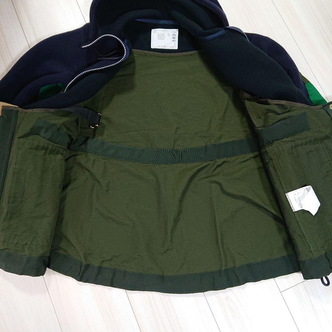 【専用】sacai スポンジスウェット MA-1 ネイビー/カーキ 1