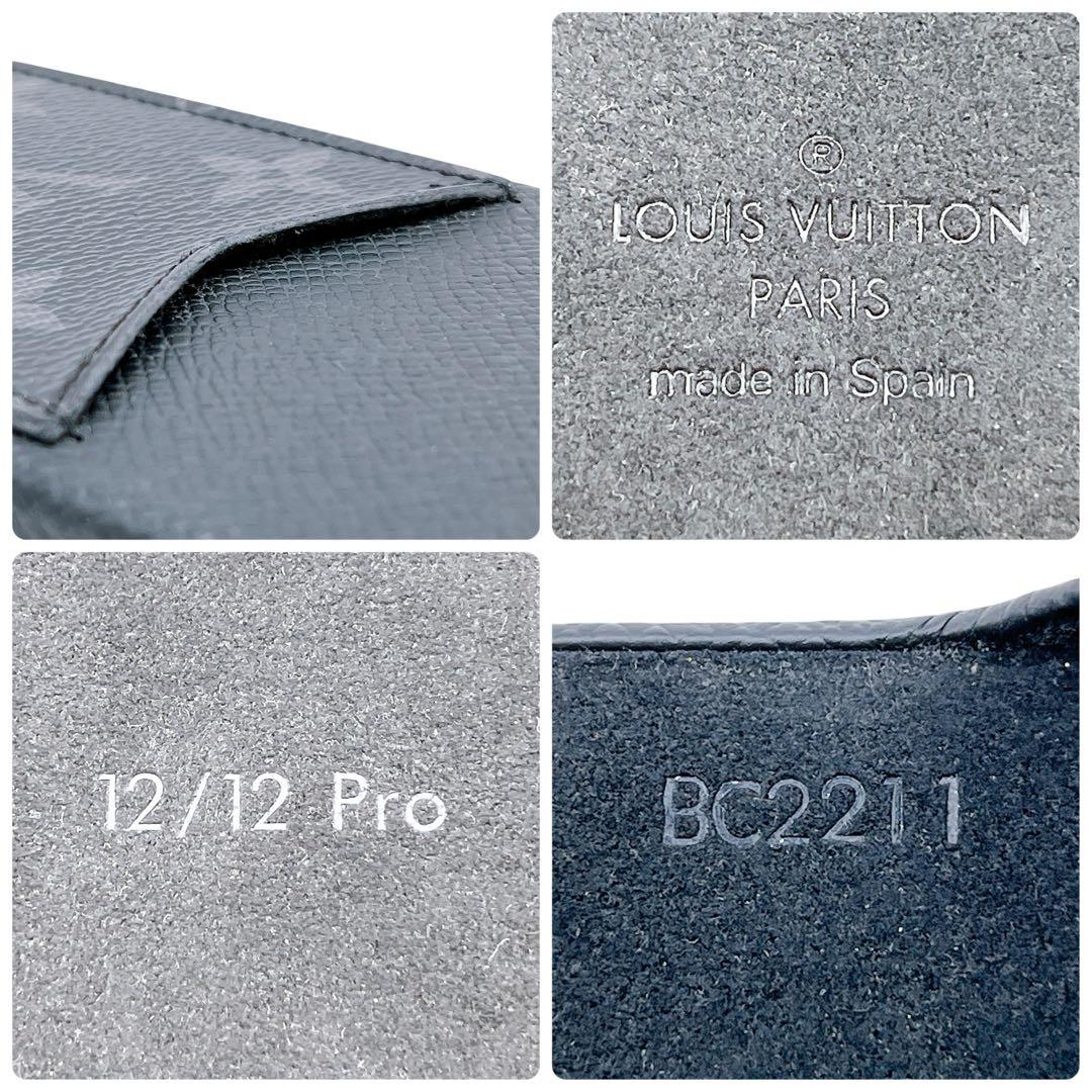 美品 ルイヴィトン M80330 iPhoneケース 12 12Pro ブラック