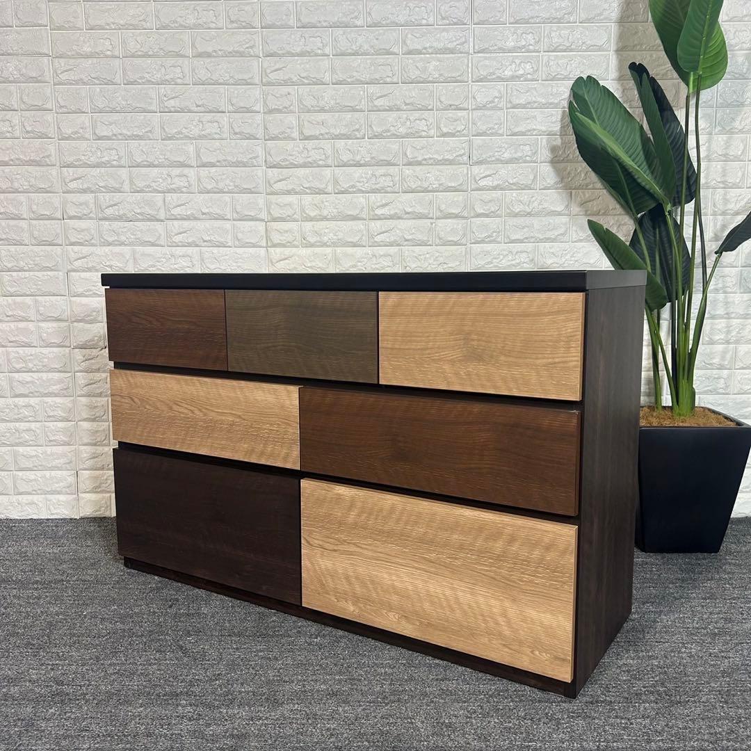 ニトリ ローチェスト ランダム 幅120cm 箪笥 衣類収納 B029