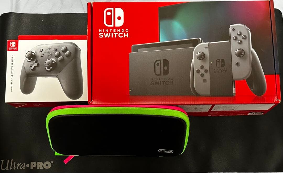 Nintendo Switch 本体バッテリー強化版&純正プロコン&ケースセット