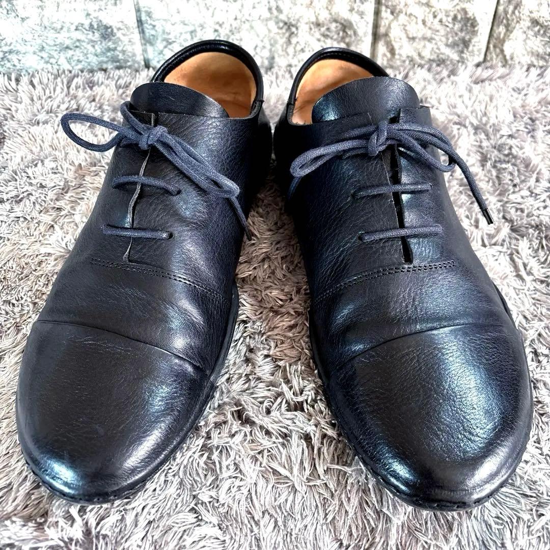 極美品❣️trippenトリッペン 厚手シボ革 レースアップシューズ コンフォート
