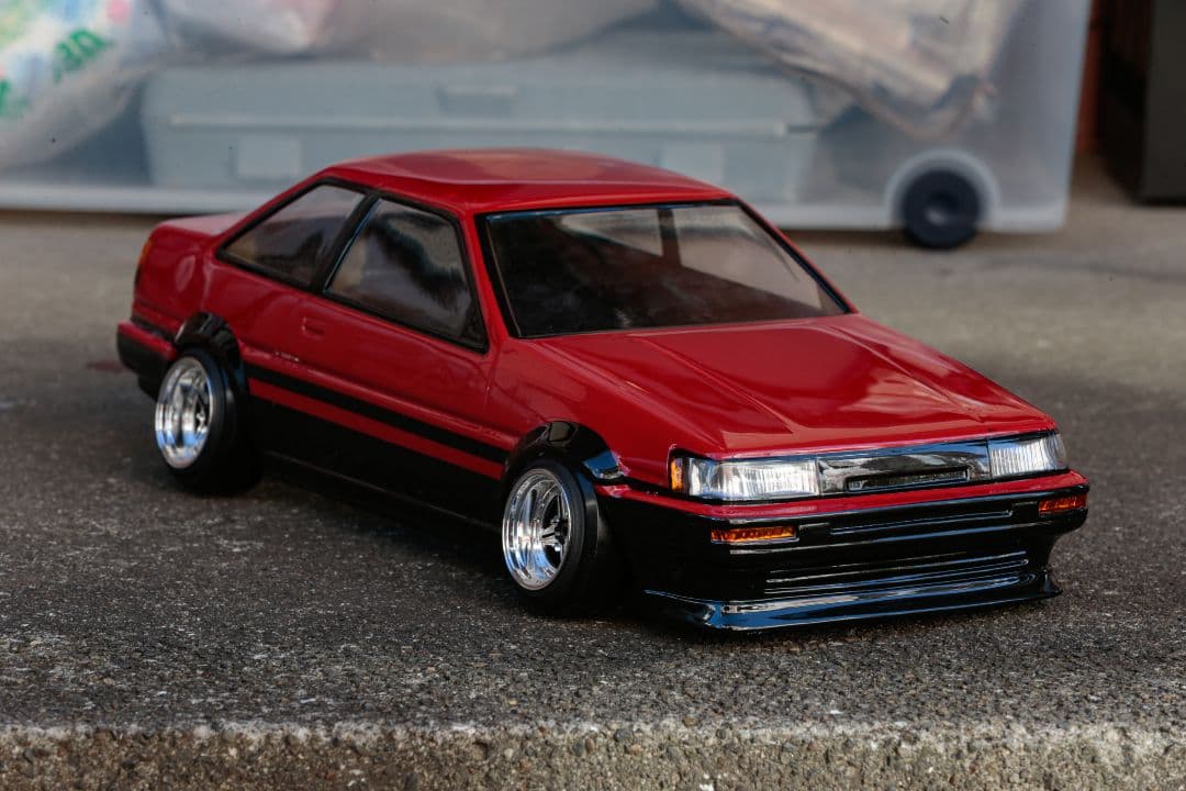 パンドラRC トヨタ AE86 2ドア レビン 塗装済み