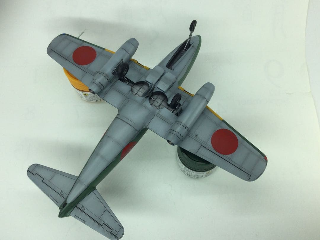 1/72 日本海軍　陸上偵察機　景雲改　プラモデル完成品