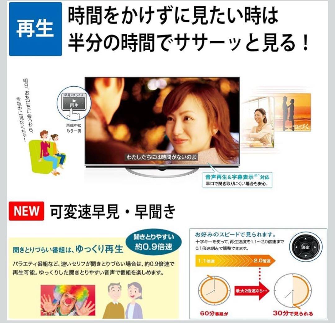 SHARP AQUOS ブルーレイレコーダーBD-UT2200 2018年発売