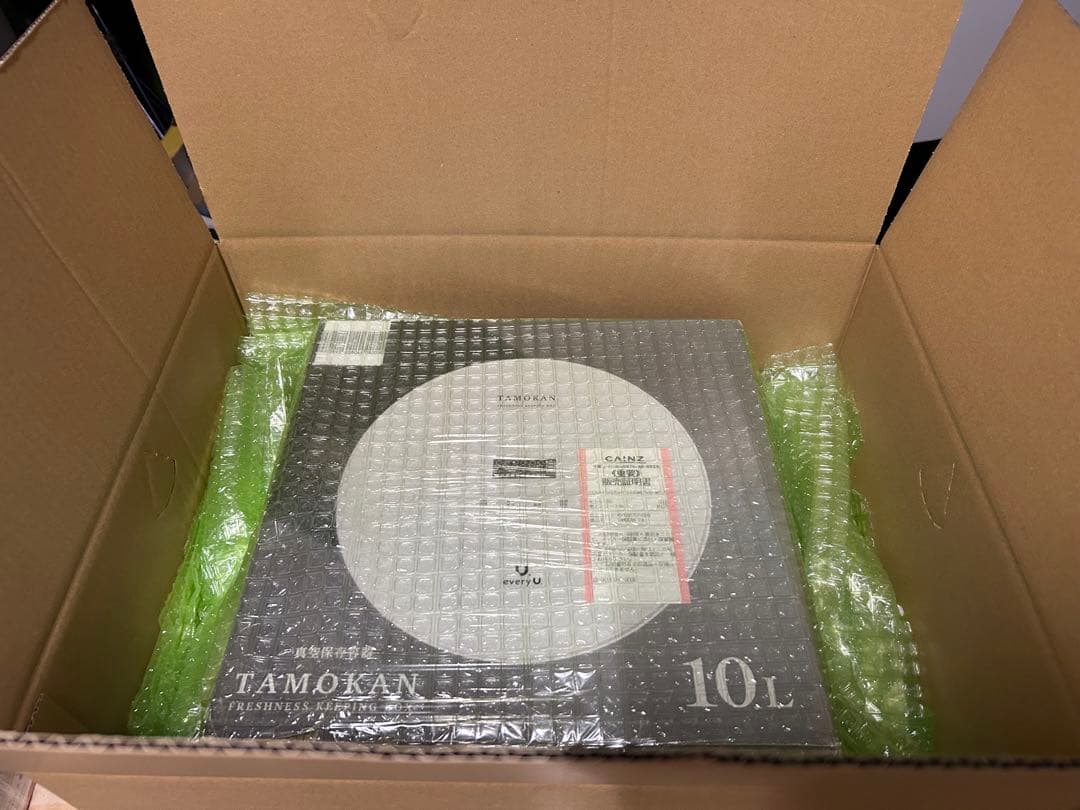 【新品/未使用】　真空保存容器　TAMOKAN 10L