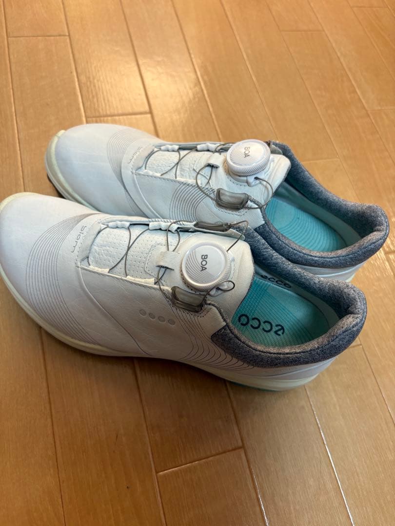 Ecco ゴルフシューズ 37 ホワイト　23.5 エコー