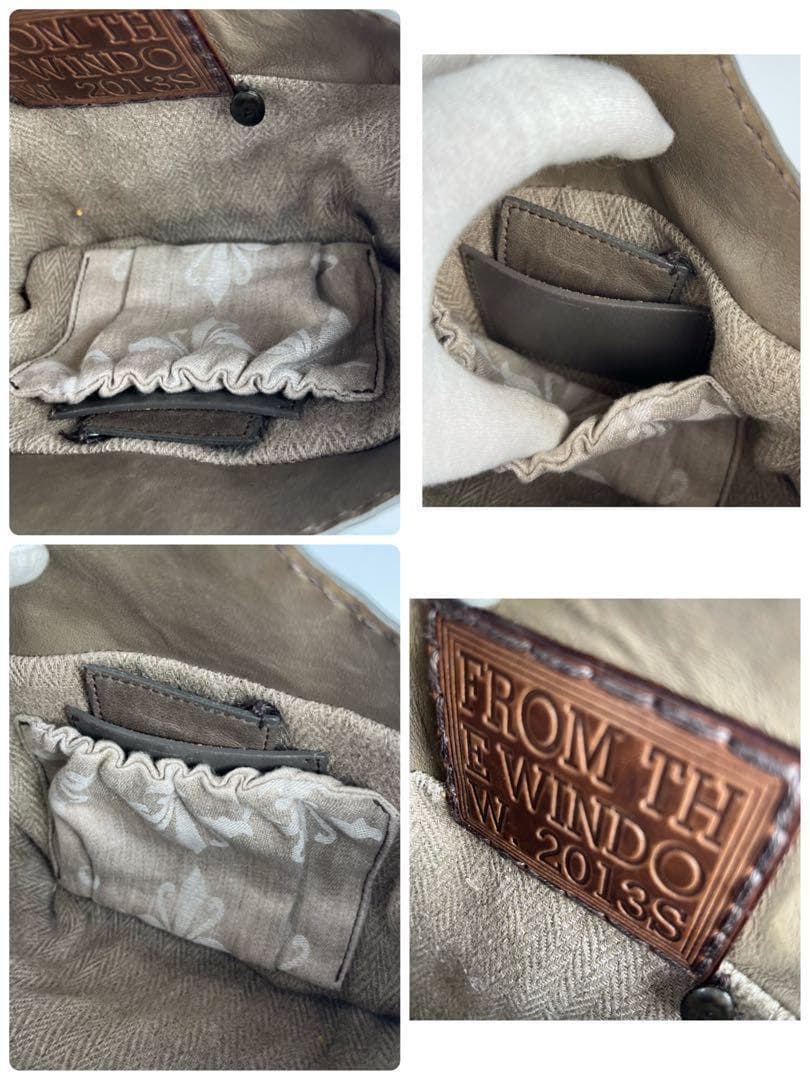 【極美品】エバゴス　ハンドバッグ　バスケット型　レザー