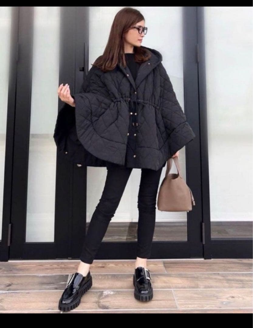 maison de Dolce. キルティングポンチョ メゾンドドルチェ