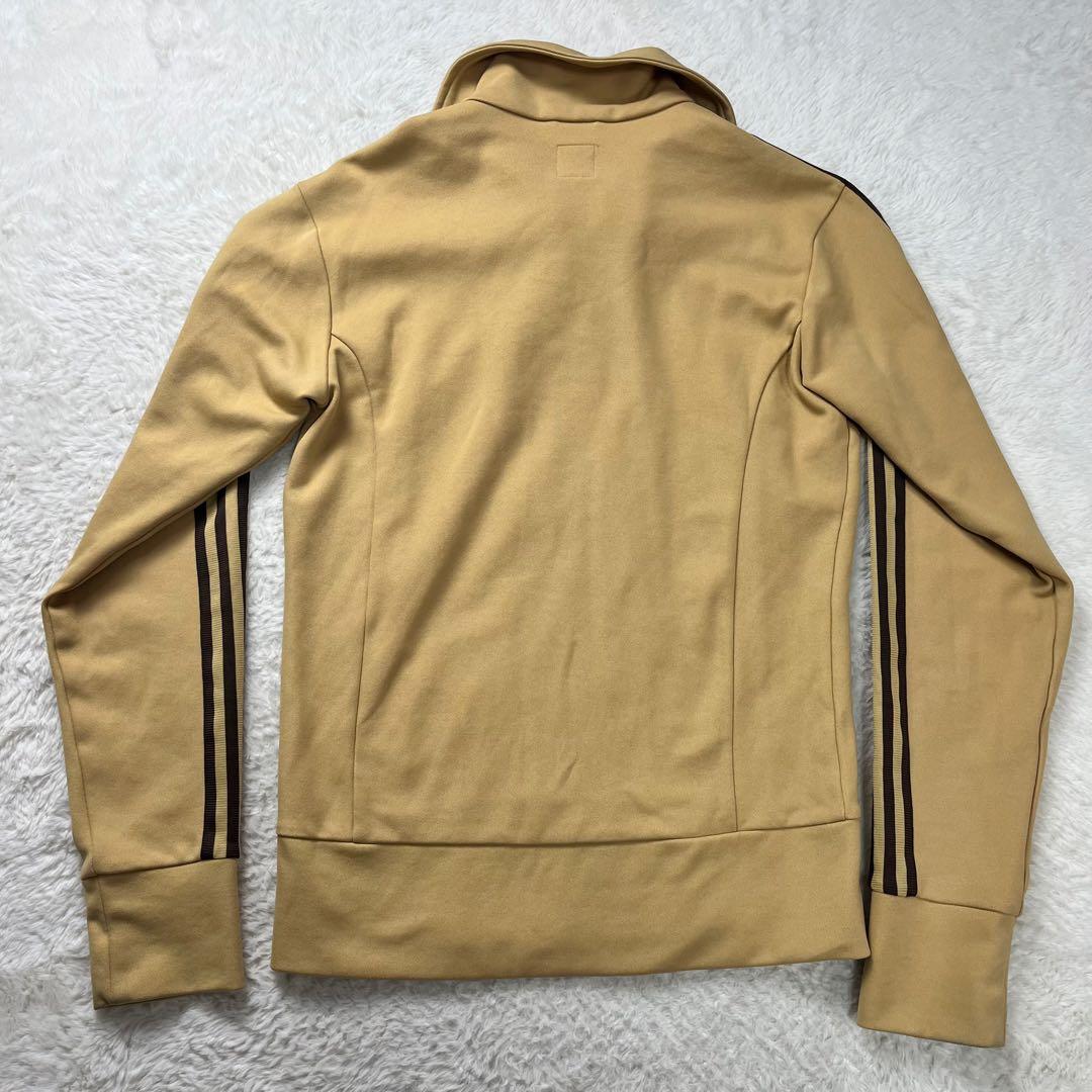 adidas トラックジャケット　トレフォイルロゴ　ブラウン　00s 白タグ　M