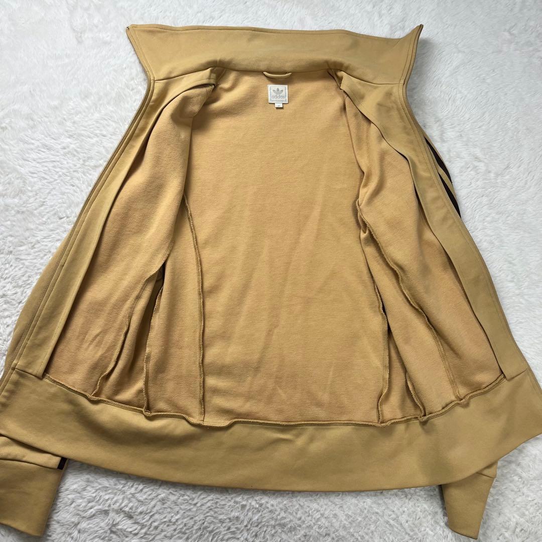 adidas トラックジャケット　トレフォイルロゴ　ブラウン　00s 白タグ　M