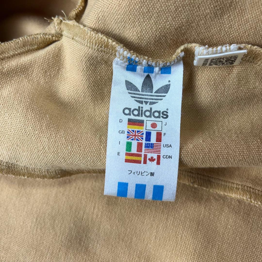 adidas トラックジャケット　トレフォイルロゴ　ブラウン　00s 白タグ　M