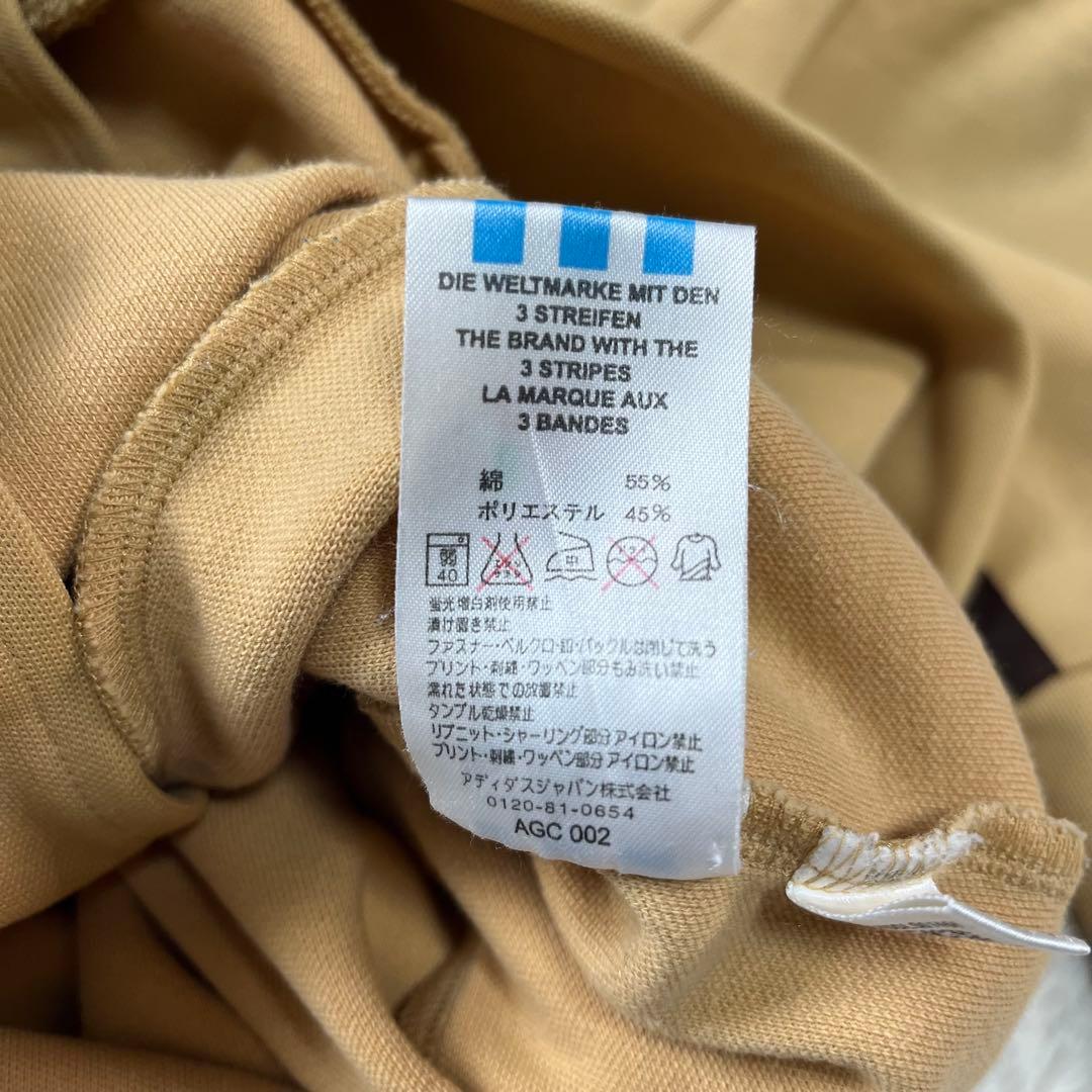 adidas トラックジャケット　トレフォイルロゴ　ブラウン　00s 白タグ　M