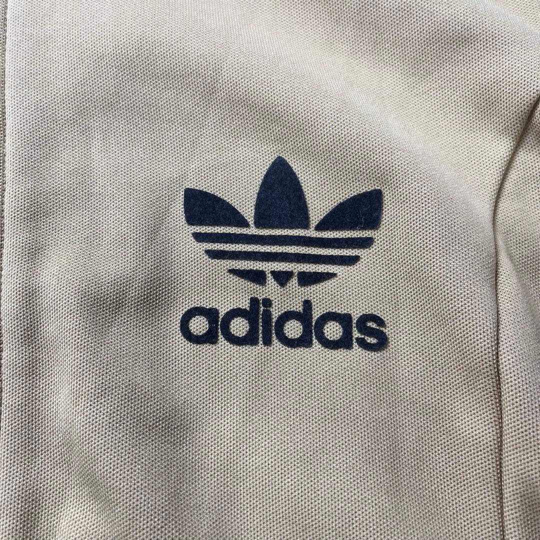adidas トラックジャケット　トレフォイルロゴ　ブラウン　00s 白タグ　M
