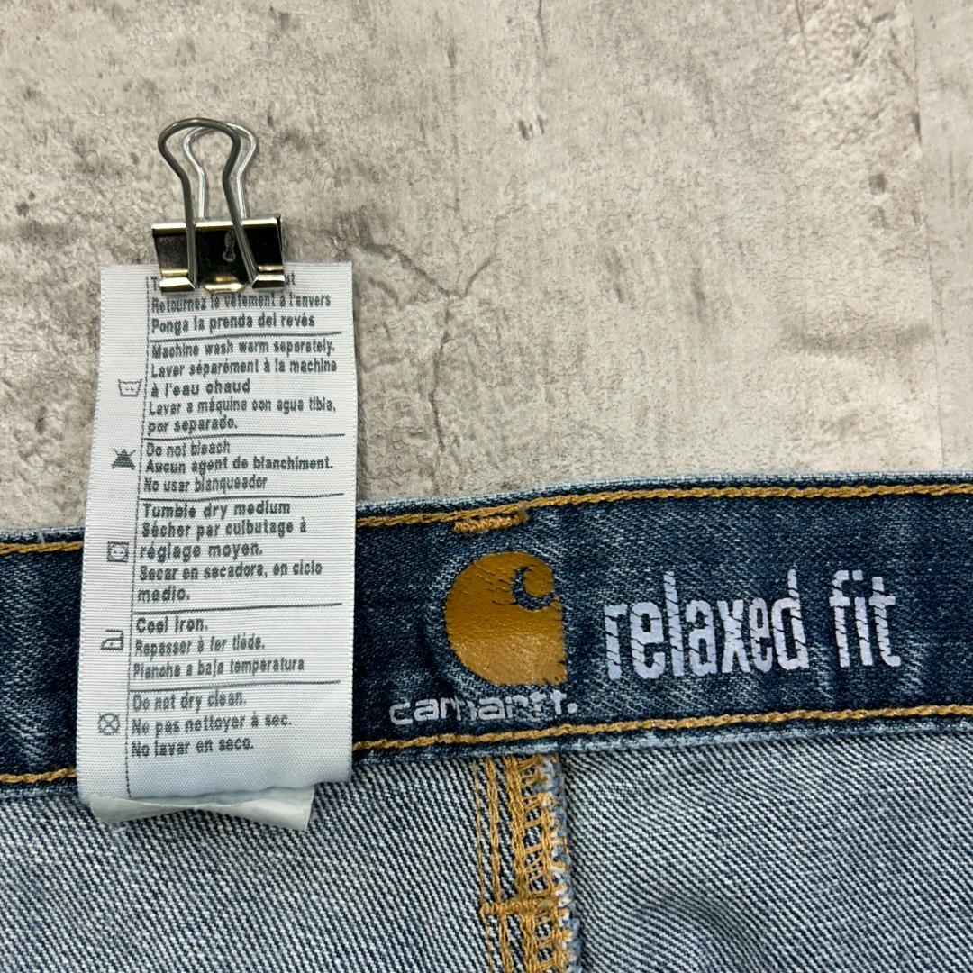 と*ん様 カーハート　デニムペインターパンツ　リラックスフィット　古着　インディ