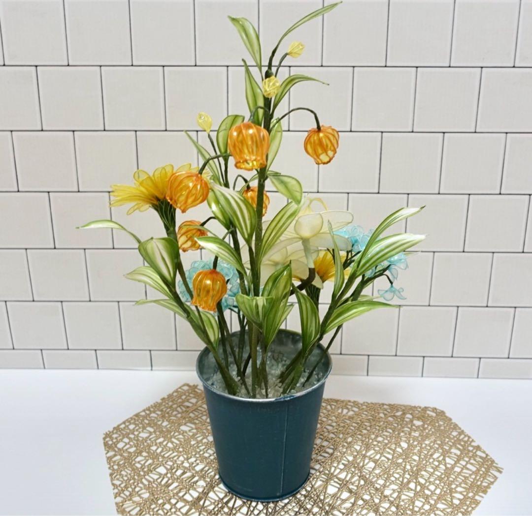 アメリカンフラワー（ガーベラ、サンダーソニア）ディップフラワー