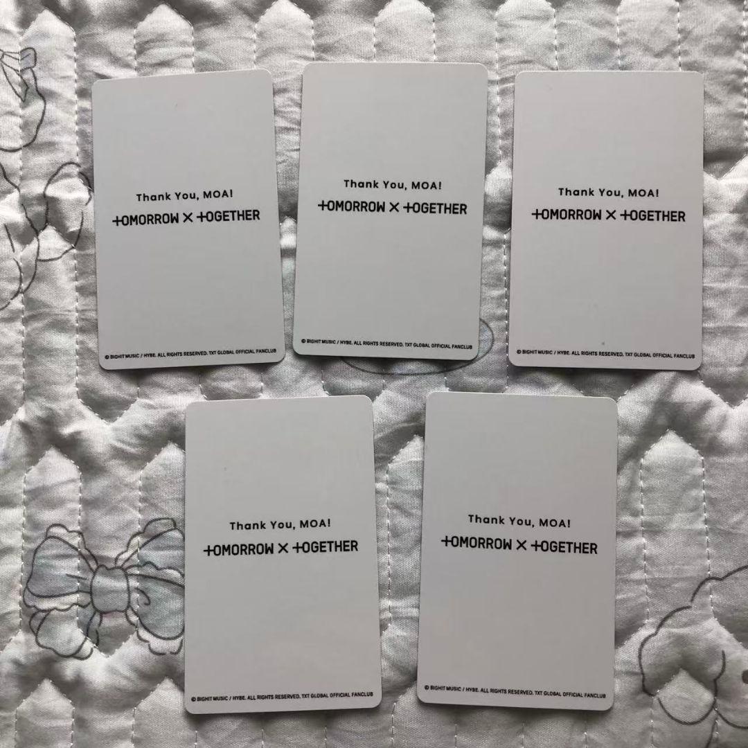 TXT JPFC 2021 アンケート 当選 トレカ 5枚