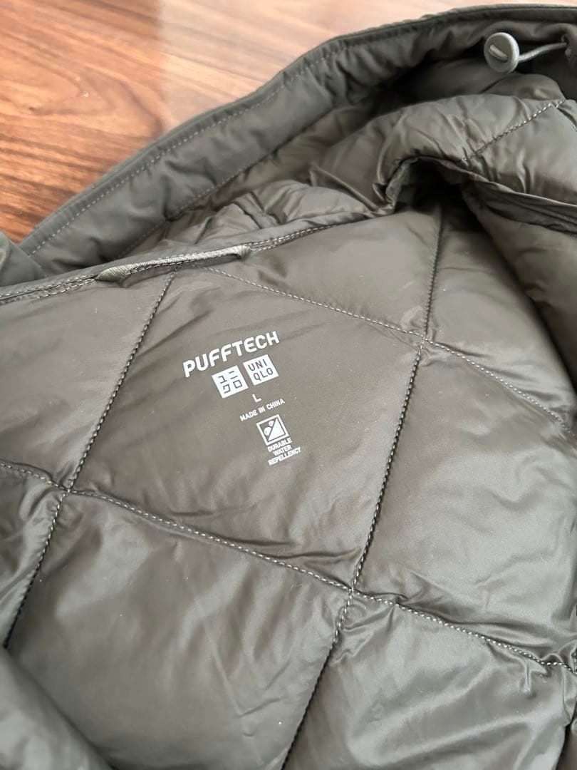 ユニクロ　パフテックロングコートリラックスフイットL 未使用品♪