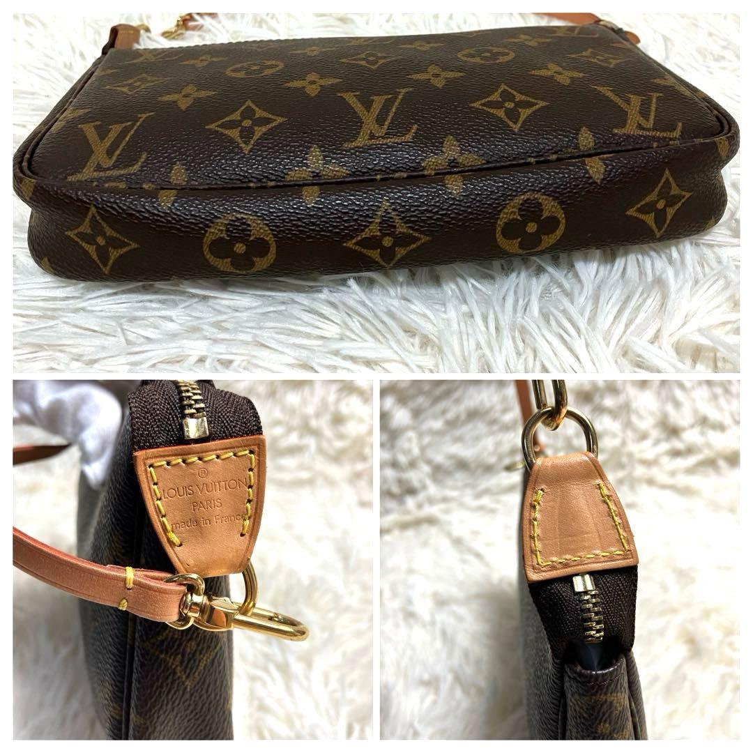 【未使用級】ルイヴィトン＊アクセソワール M51980 モノグラム ゴールド金具